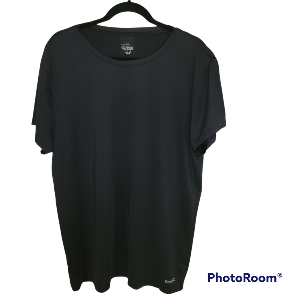 Reebok black athletic workout shirt.  Unisex. Size X large.